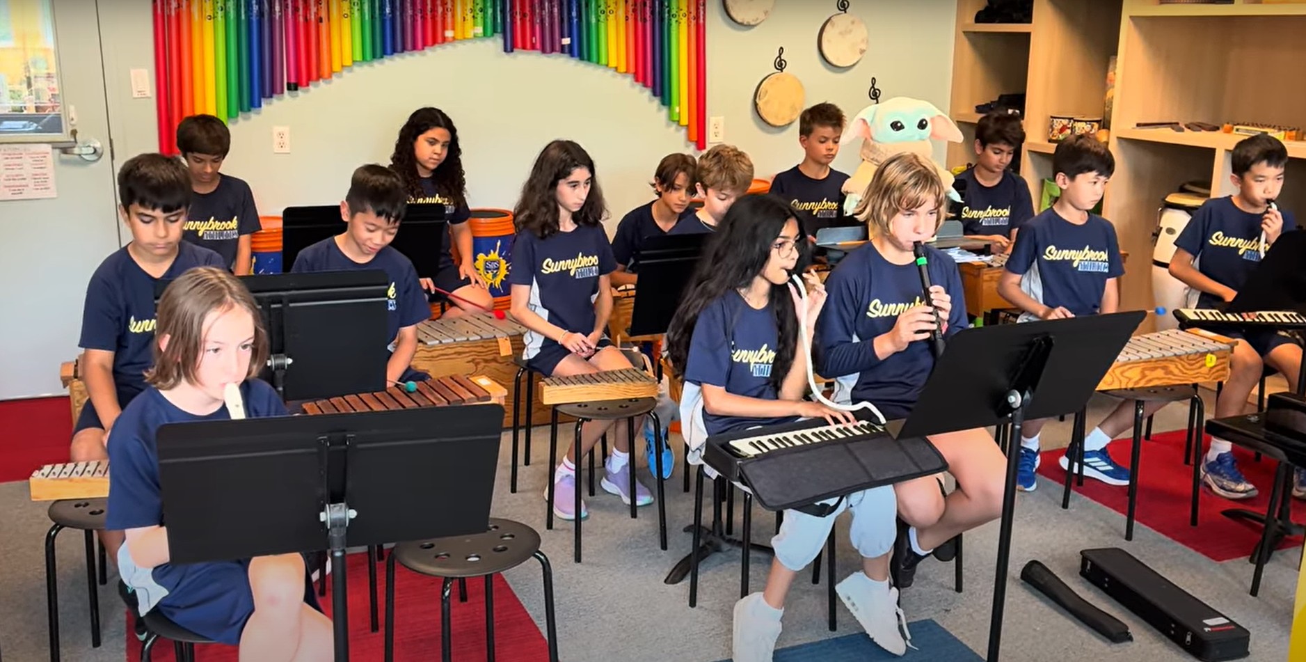 Grade 6 practicing Star Wars theme